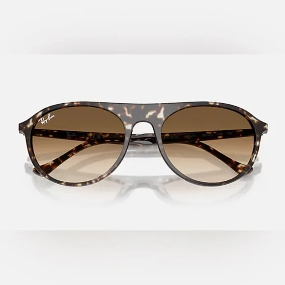 New Ray-Ban Sunglasses Aviator Havana RB2215 with Case - Picture 2 of 9